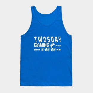 Twosday gaming lovers 2 22 2022 Tank Top